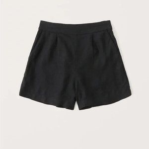 Linen-Blend Pull-On Shorts